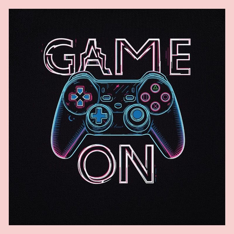 Neon Gaming Controller Design