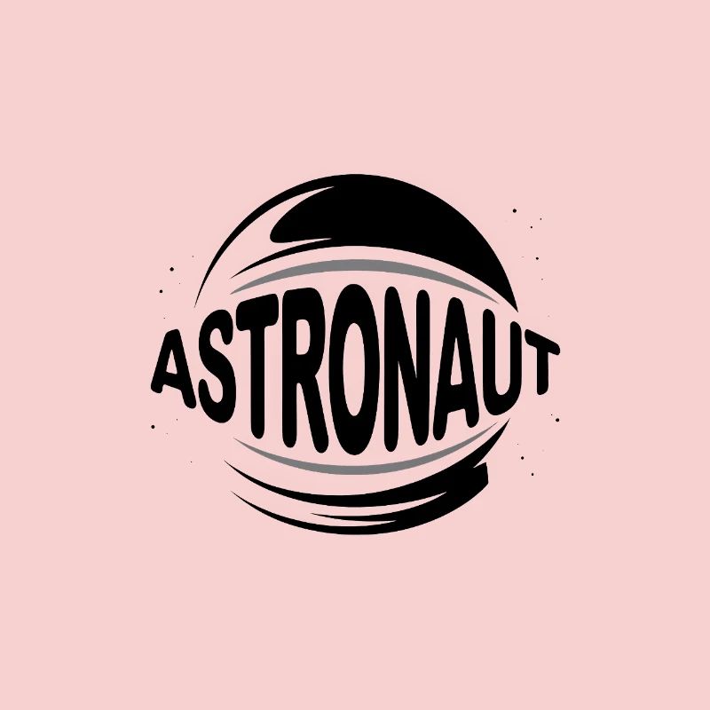 Astronaute - Cool Astonomy Logo