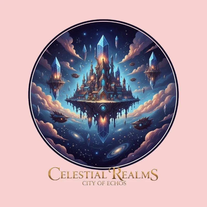 Château céleste dans l'espace