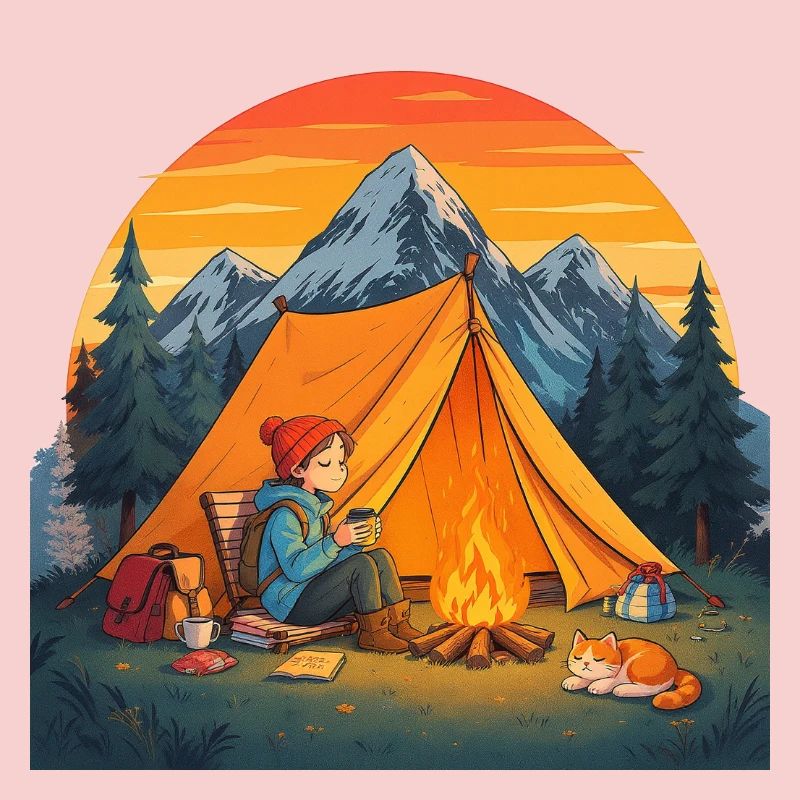 Camping avec chat