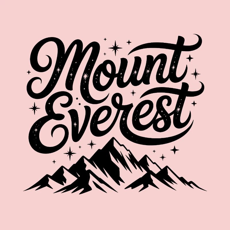 Mount Everest - Souvenir Design
