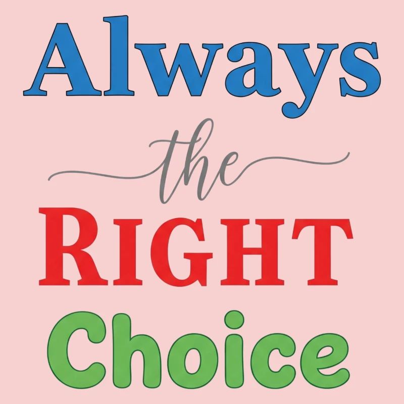 Conception typographique multicolore vive