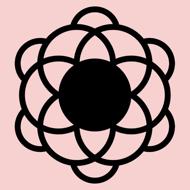 Saat des Lebens Mandala Design