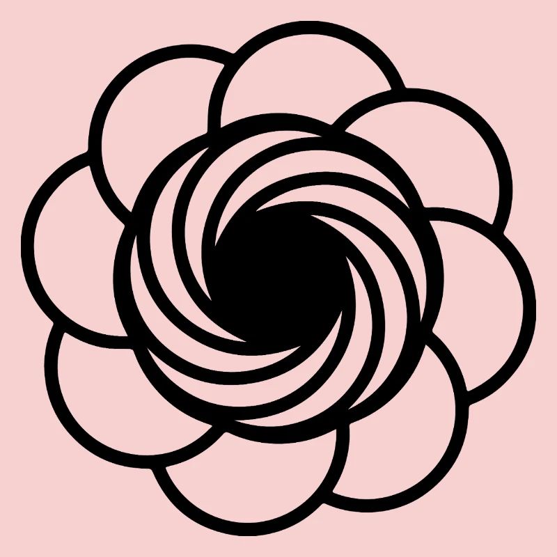 Kosmische Vortex-Blume