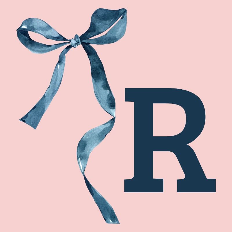 Monogramme r idée cadeau 