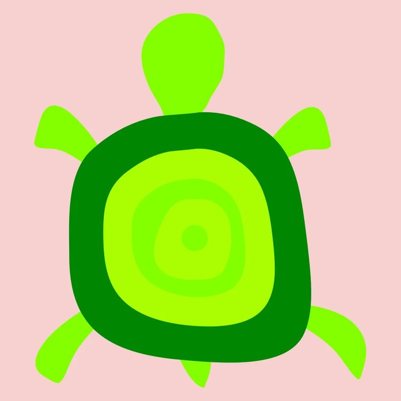 Turtle Turtle Shell Circles Tank Logo