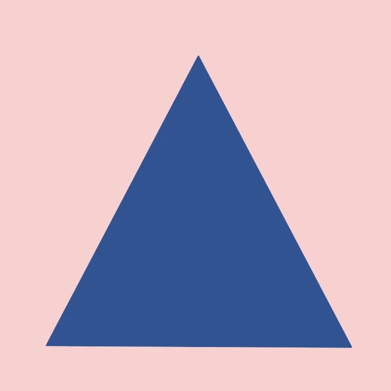 Abstract Blue Triangle Pattern