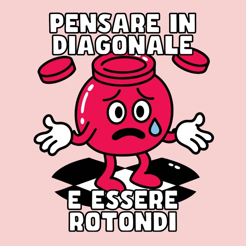 Think diagonally, be round