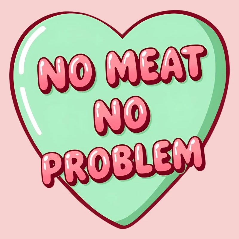 Mint Bubble Herz – No Meat No Problem