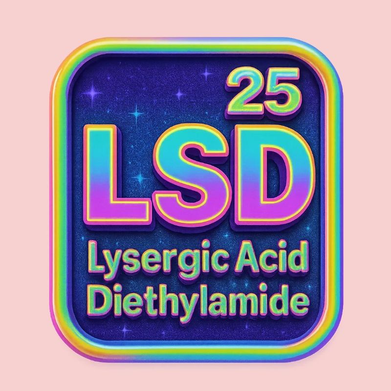 Neon Psychedelic Acid Retro