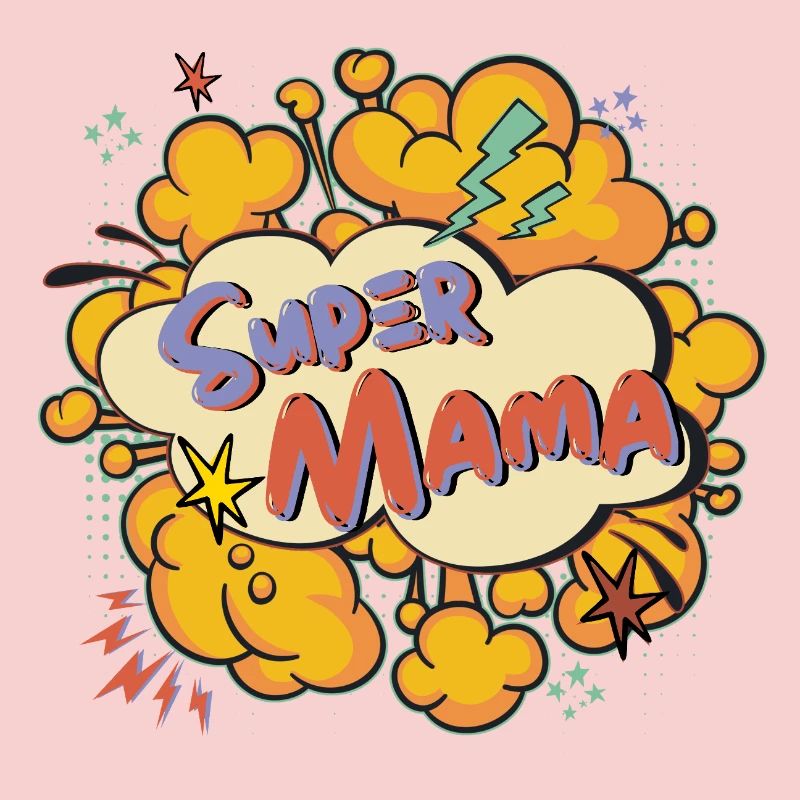 Super Mom Comic Explosion