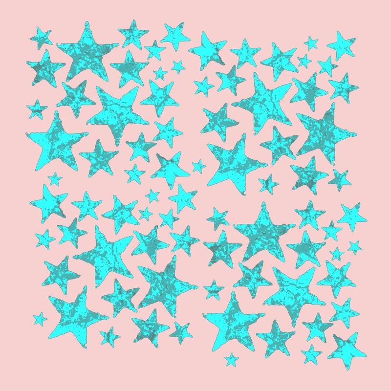 Turquoise Star Pattern