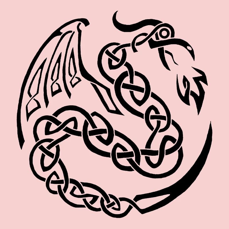 Black Celtic Dragon
