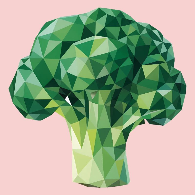 Brokkoli - Cool Vegetable Logo