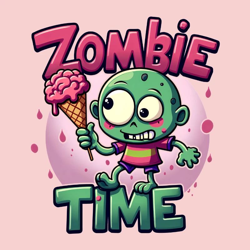 Zombie Time Eiscreme Comic
