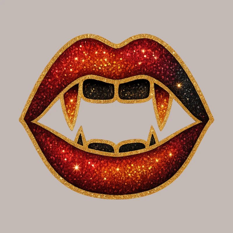 Halloween Nosferatu Dracula Lips Vamp Teeth