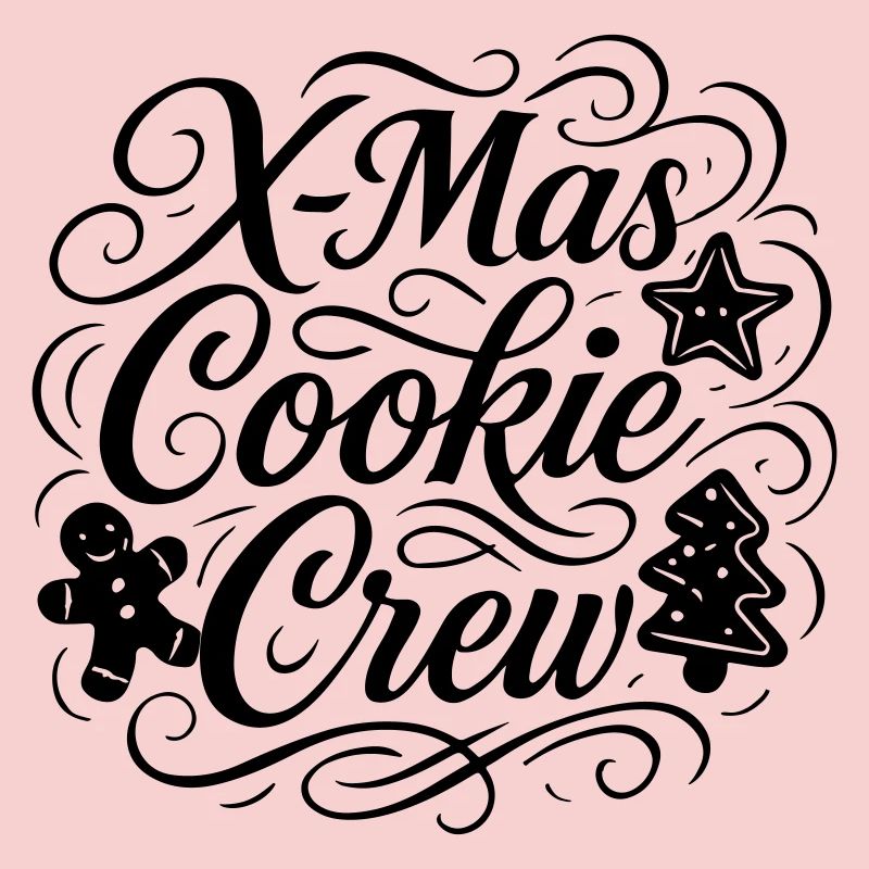 Équipe de Noël de cuisson des biscuits