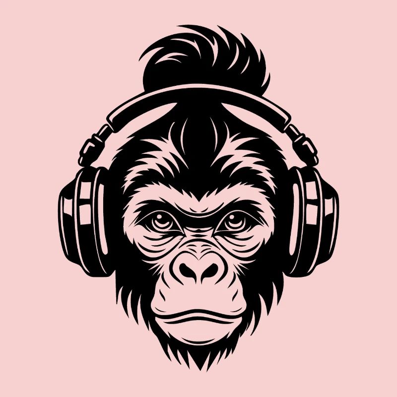Chemise Funky Monkey Head Loop Beat Edition