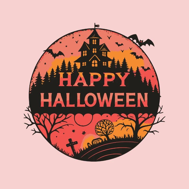 Halloween Castle Silhouette