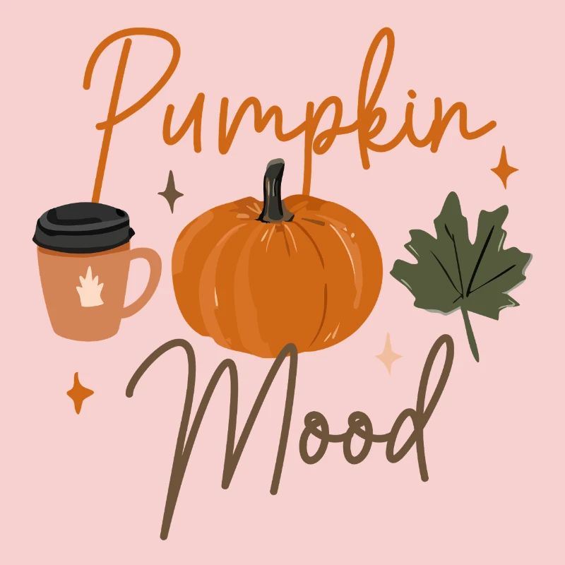 Autumn Pumpkin Mood Coffee Tee