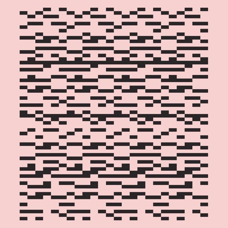 Noir Stripe pixellé Glitch Grid