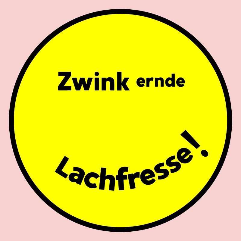 Zwinkernde Lachfresse