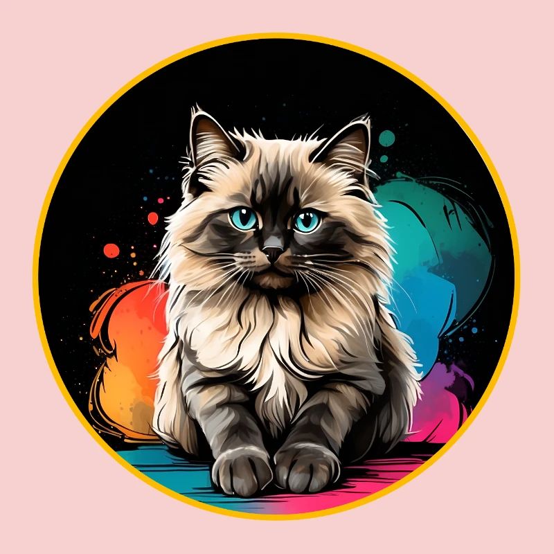 Ragdoll Cat Portrait
