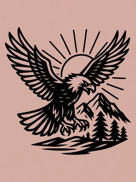 Eagle in nature