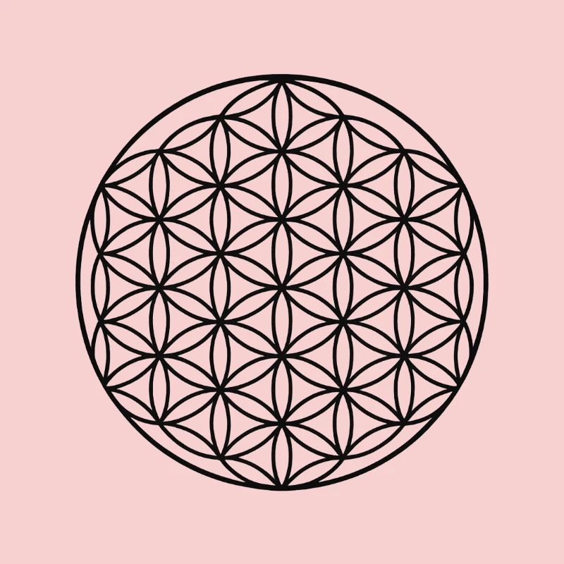 Conception de cercle de fleur de vie