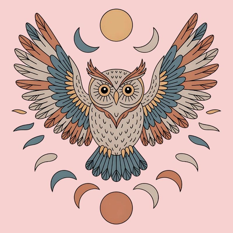 Boho Eule