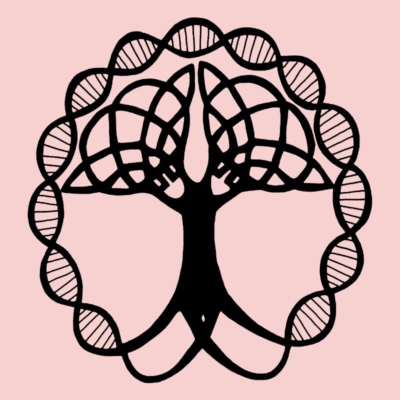 Seltsamer schwarzer Baum