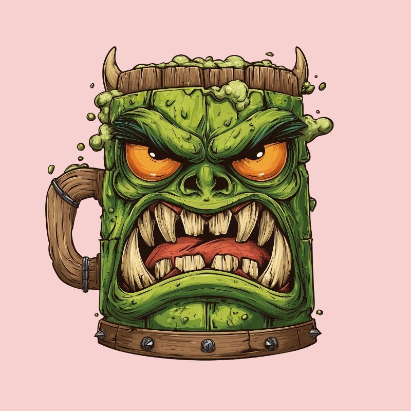 Mug Gobelin vert féroce