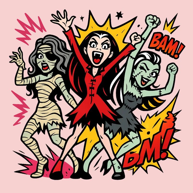 Comic Horror Monster Dance