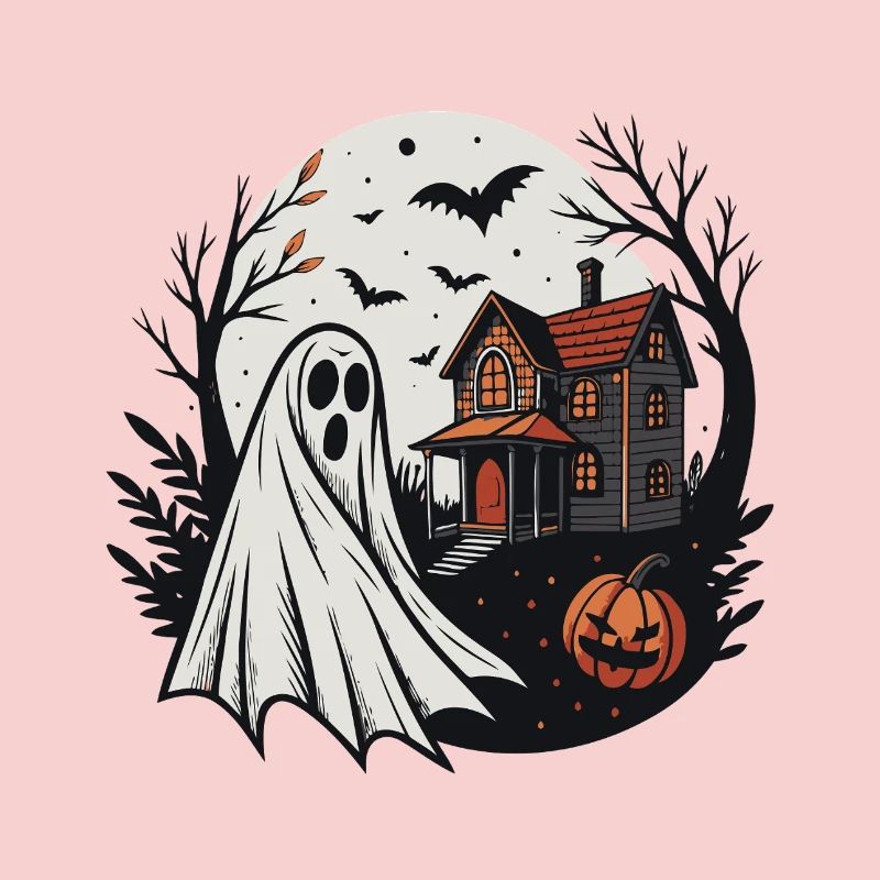 Fantome et Maison Hantée Nuit