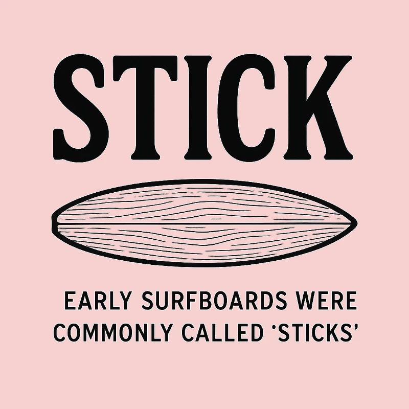 Frühe Surfboards Sticks