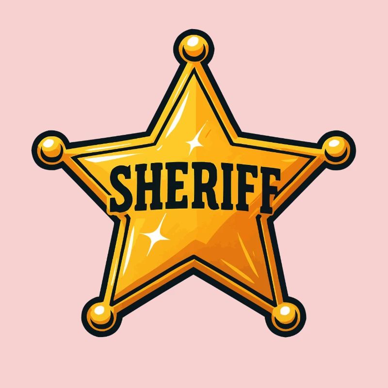 Conception de l’insigne étoile du shérif