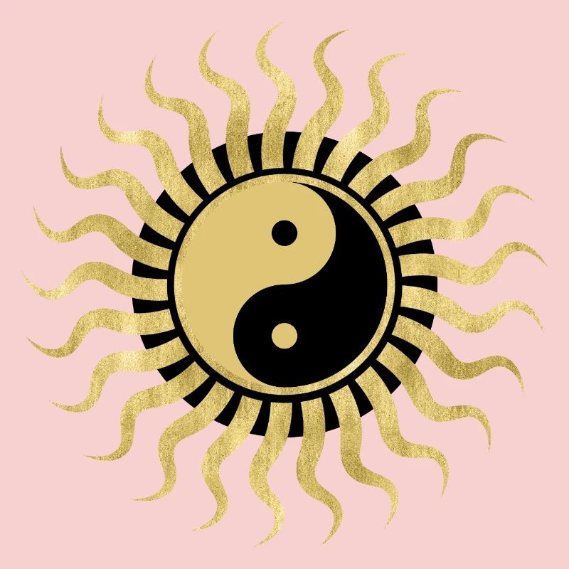 Sole Yin Yang Doré