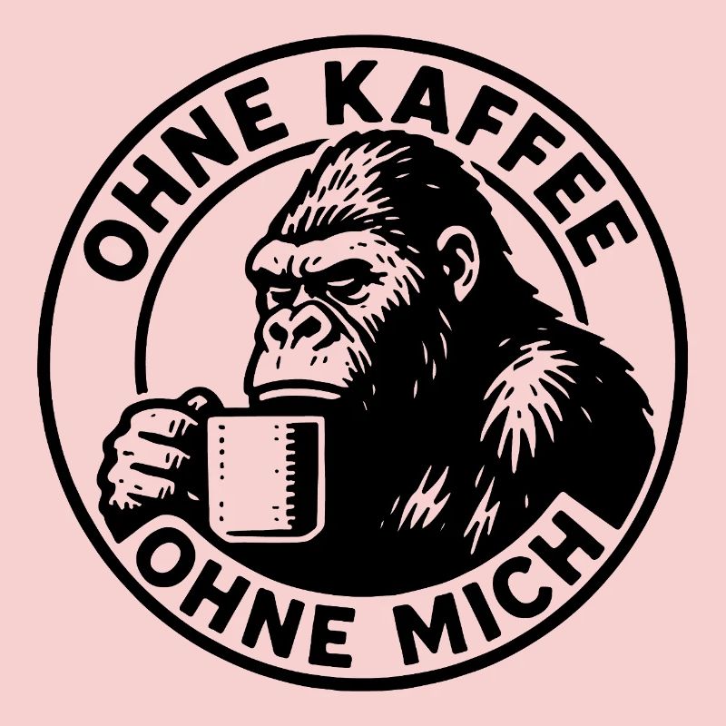 Sans Café Sans Moi Gorilla Editon