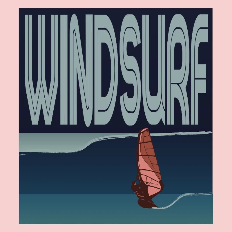 Windsurfer in wave