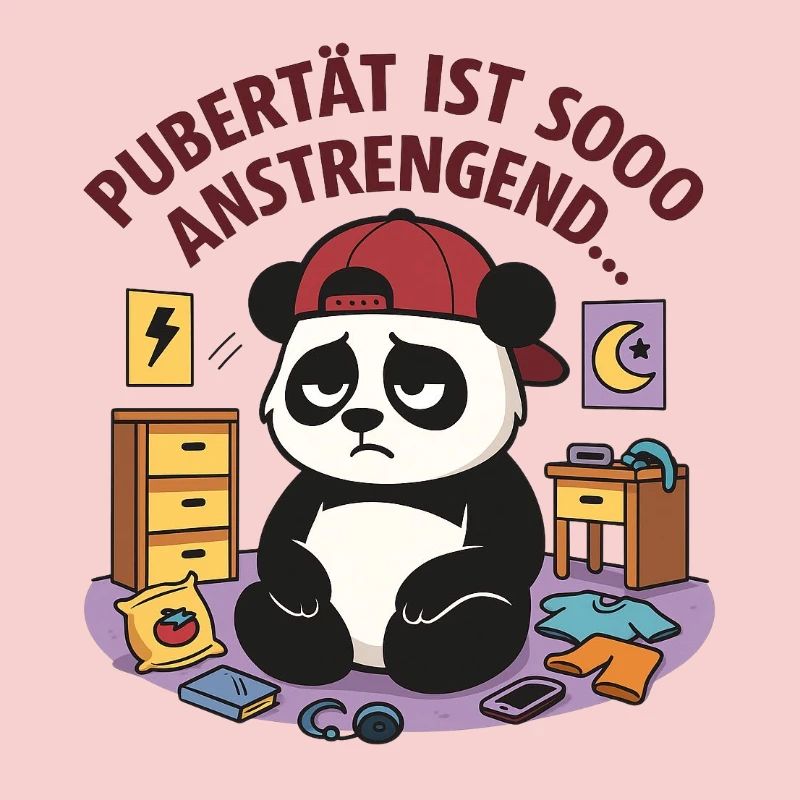 Puberty is so exhausting Panda