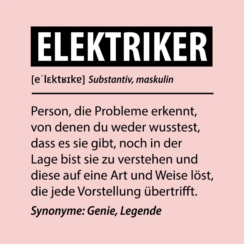 Elektriker Strom Experte Beruf Lustige Geschenk