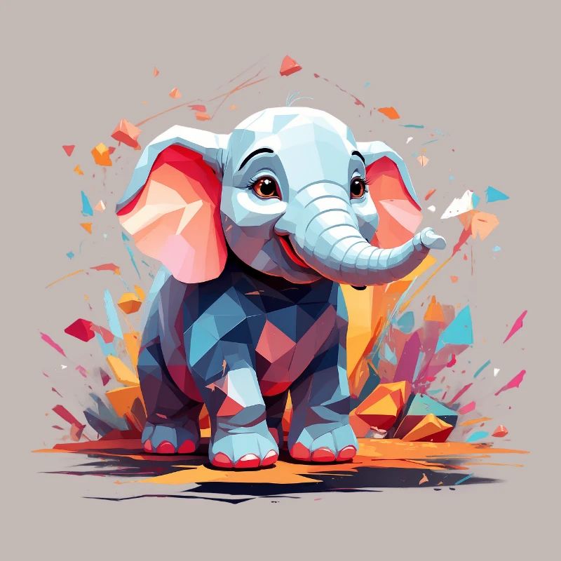 Elephant Color Explosion