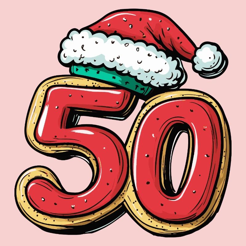 Biscuit de Noël à 50 chiffres