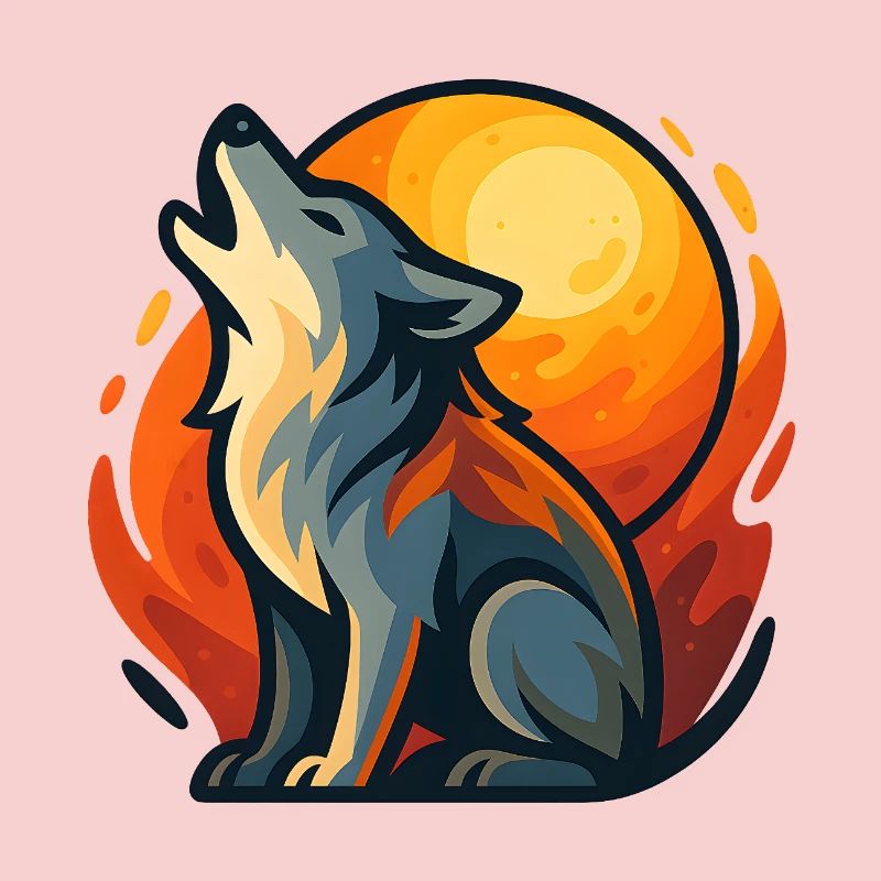 Wolf heult