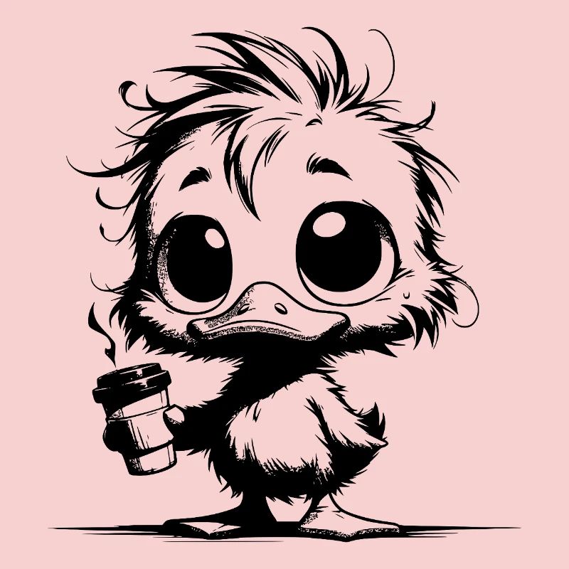 Duck in Survival Mode Caffeine Coma Mug