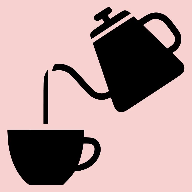 Cafetière minimaliste à verser sur