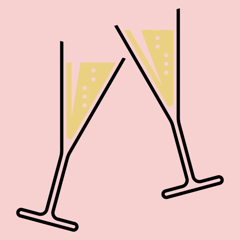 2 Sektgläser (Sekt / Trichter / Offen / 2C)