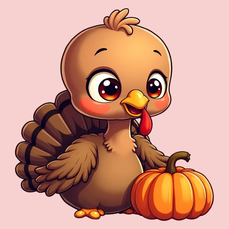 Bébé dinde de Thanksgiving