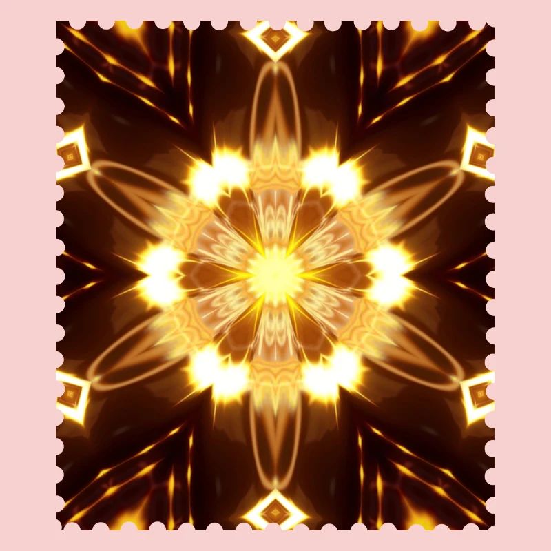 Fiery Mandala Light Play