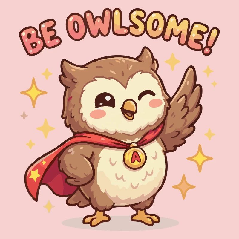 Be Owlsome Superhelden-Eule